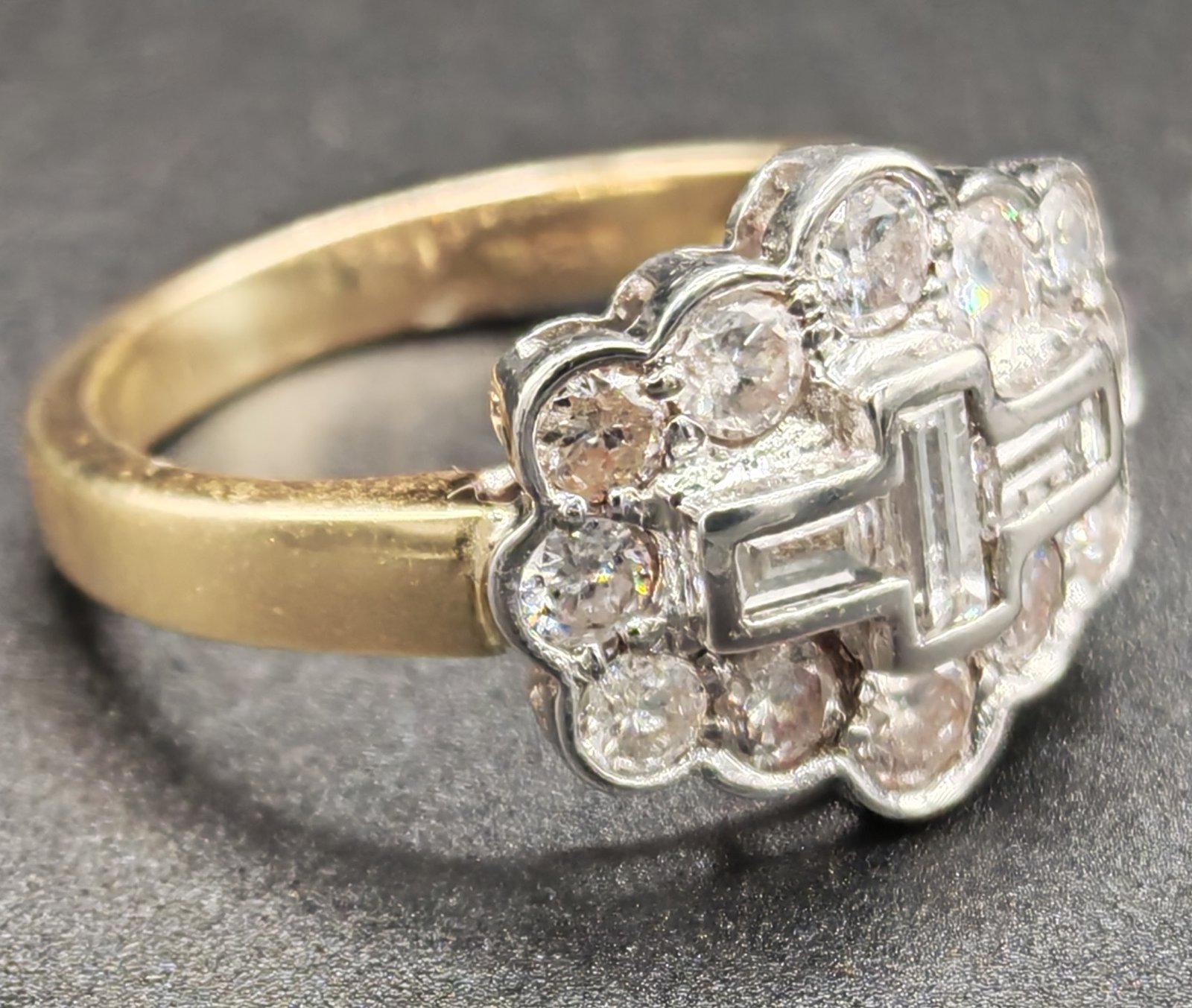 vintage diamond boat ring - Image 5