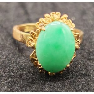 antique chinese jade ring