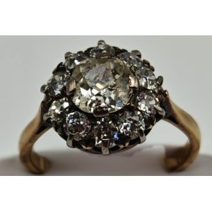 Georgian 18ct Diamond Ring